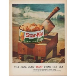 1961 Star-Kist Ad "The Real Good Meat From The Sea"