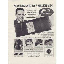 1937 Amity Leather Products Ad "Director"