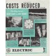 1942 General Electric Ad "Wartime Lighting"