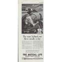 1942 The Mutual Life Insurance Company of New York Ad "The man"
