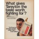 1967 Tareyton Ad "taste worth fighting for"