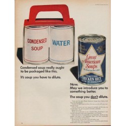 1967 Heinz Ad "Great American Soups"