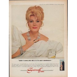 1967 Smirnoff Vodka Ad "Don't Darling Me ..."