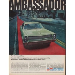 1967 American Motors Ad "The Red Carpet Ride"