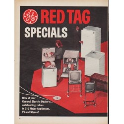 1967 General Electric Ad "Red Tag Specials"