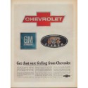1967 Chevrolet Ad "Get that sure feeling from Chevrolet"