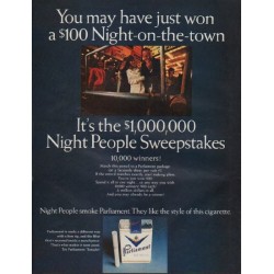 1967 Parliament Ad "You may have just won"