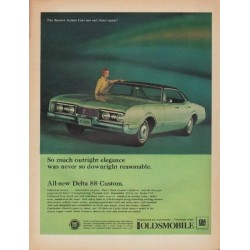 1967 Oldsmobile Ad "So much outright elegance"