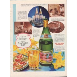 1937 Canada Dry Ad "Champagne of Ginger Ales"