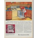 1962 Frigidaire Ad "Pull 'N Clean Oven"