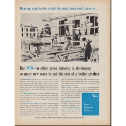 1962 House & Home Ad "the most backward industry"