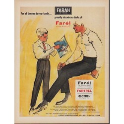 1962 Farah Ad "For all the men in your family"