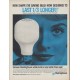 1962 Westinghouse Ad "New Shape Eye Saving Bulb"