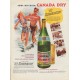 1937 Canada Dry Ginger Ale Ad "It's Gingervating"