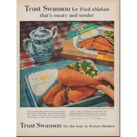 1962 Swanson Ad "Trust Swanson"