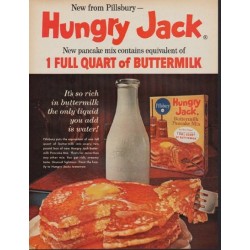 1962 Hungry Jack Ad "New from Pillsbury"