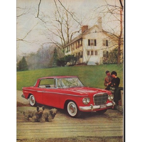 1962 Studebaker Ad "Yes, it's Beautiful"