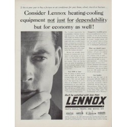 1962 Lennox Ad "Consider Lennox"