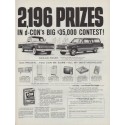 1962 d-CON Ad "2,196 PRIZES"