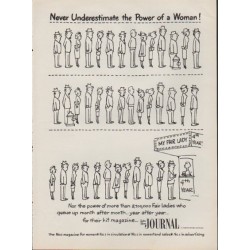 1959 Ladies' Home Journal Ad "the Power of a Woman!"