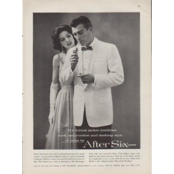 1959 After Six Ad "cool comfort and dashing style"